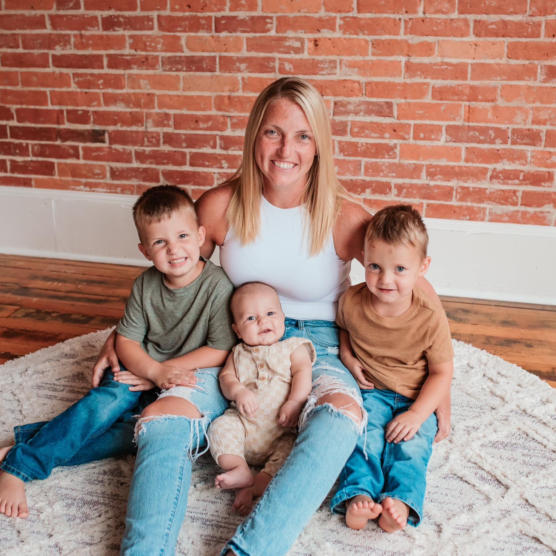 Hillary McCandless with her three sons